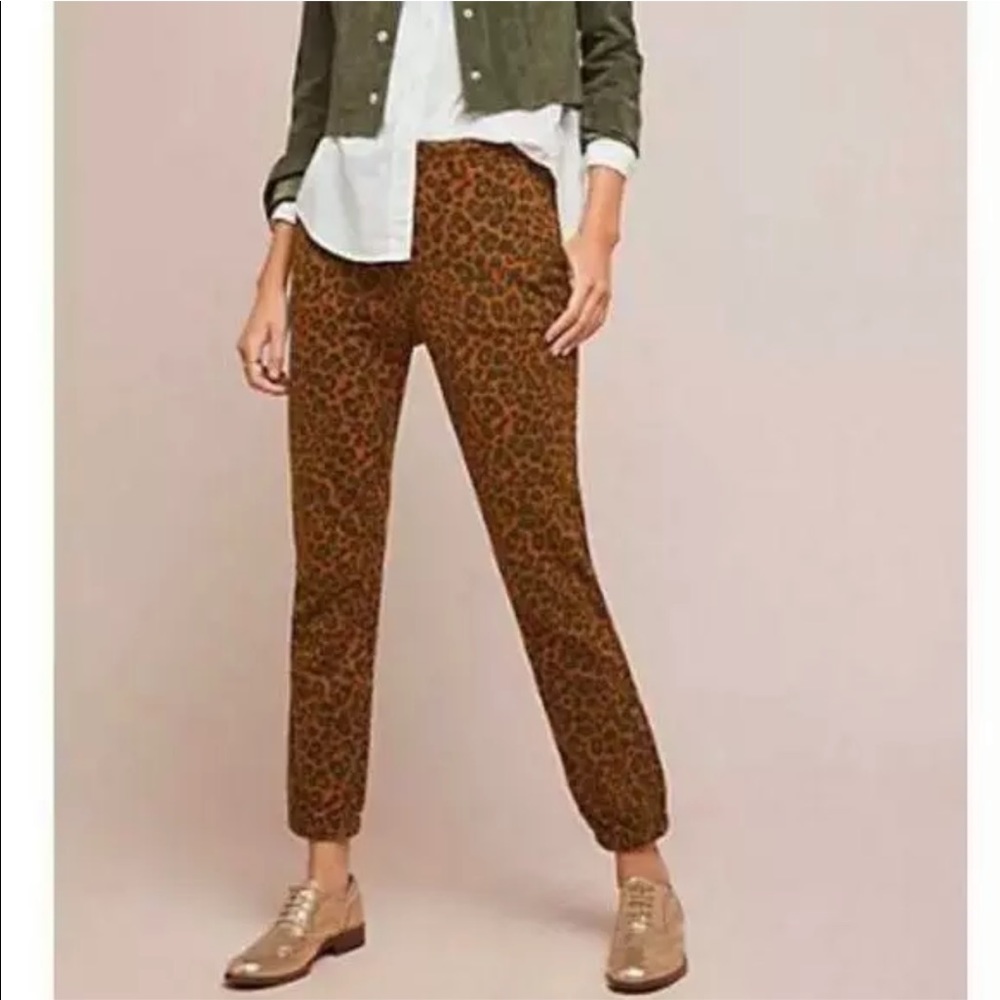 Sanctuary leopard print jogger pants